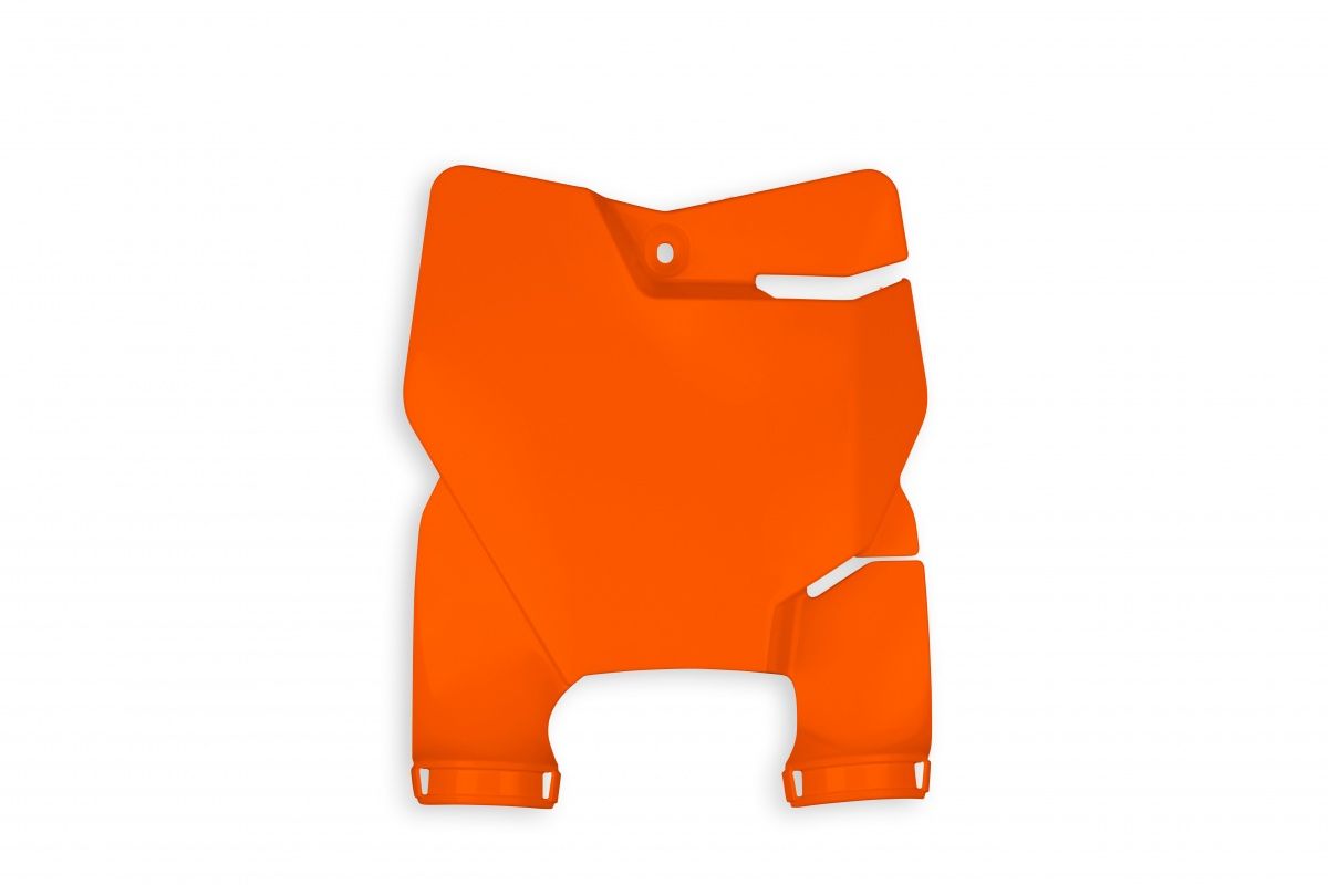 Front number plate KTM SX 65 16-23 color orange (Stadium with fork guards)