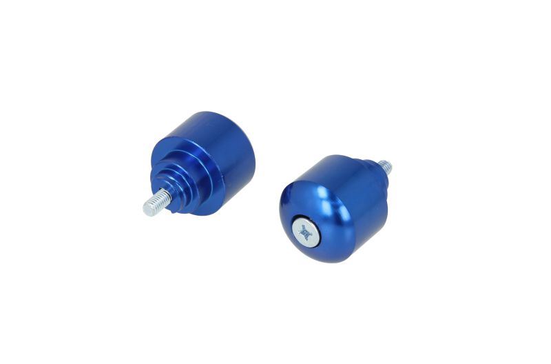 Handlebar ends M6x45 blue color (Honda standard) Honda CB, CBF, CBR, VFR, VTR 250–1300 1969–2008 (901AZ)