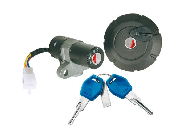 Ignition switch + fuel cap Yamaha DT 50/XT 125 (10857)