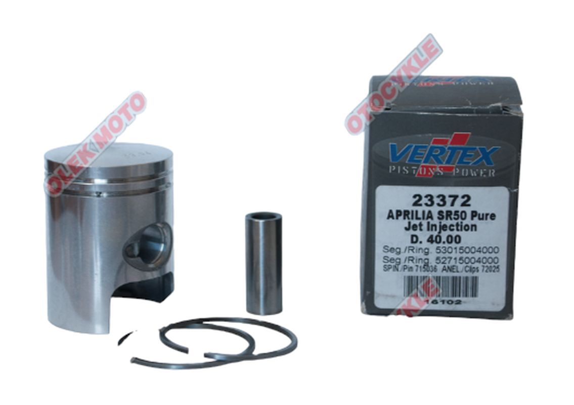 Piston Aprilia 50 scooter SR50 40.60 mm (+0.60 mm)