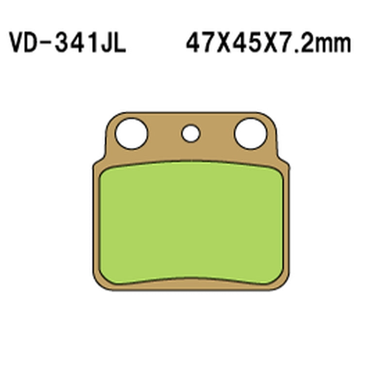 Brake pads KH137 sintered metal (Made in Japan)