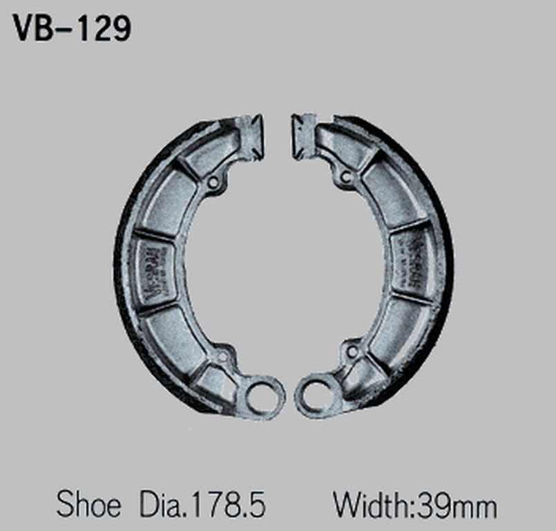 Brake shoes Honda CB 650, CB 750 (Made in Japan)