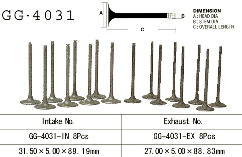 Exhaust valve Kawasaki ZRX 1100/1200 (OEM: 12005-1148) (1 pc) (Made in Japan)