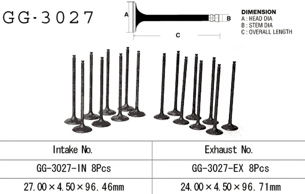 Exhaust valve Suzuki GSX-R 750W 93-95 (OEM: 12912-17E00, 12912-17E00) (1 pc) (Made in Japan)