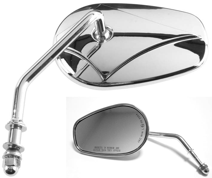 Mirror Harley Davidson 03 left chrome M10 thread (E412I)
