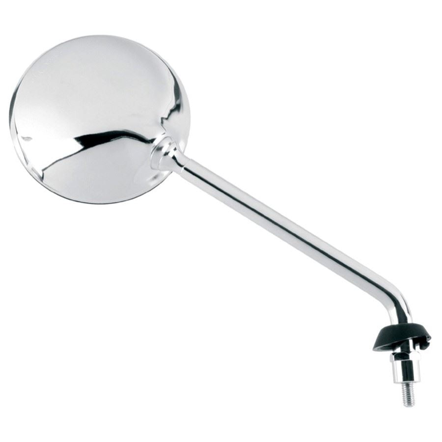 Mirror right 8 mm thread, right side, chrome Piaggio/Vespa GTS/GTV/LX/LXV 50–300 2005–2016 (E182D)