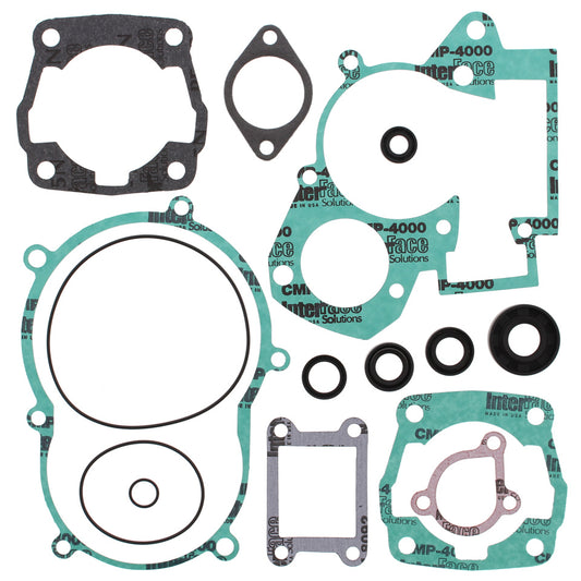Gasket set KTM SX 50 2006–2009, SX 50 Mini 2008, SX Pro JR 50 2001–2008, SX Pro SR 50 2002–2005 (with engine oil seals)