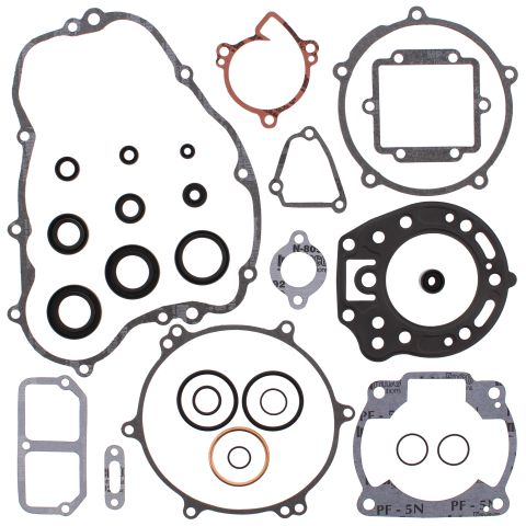 Gasket set Kawasaki KDX 200 1989–1994 (with engine oil seals)