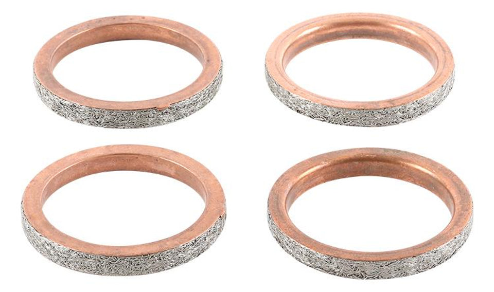 Exhaust manifold gasket Suzuki GSX‑R 600 2000–2013, GSX‑R 750 1996–2015, GSX‑R 1000 2001–2006, GSX‑R 1100 1993–1998 (33×42.5×6 mm, set of 4)