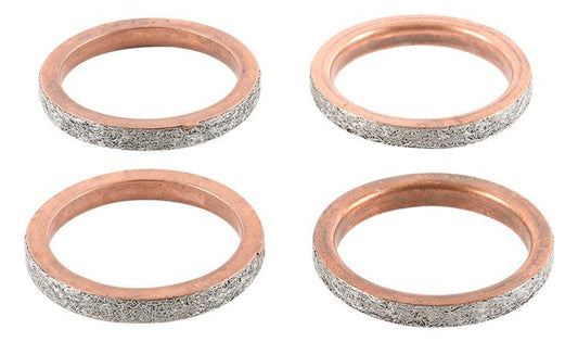 Exhaust manifold gasket Suzuki GSX‑R 600 2000–2013, GSX‑R 750 1996–2015, GSX‑R 1000 2001–2006, GSX‑R 1100 1993–1998 (33×42.5×6 mm, set of 4)