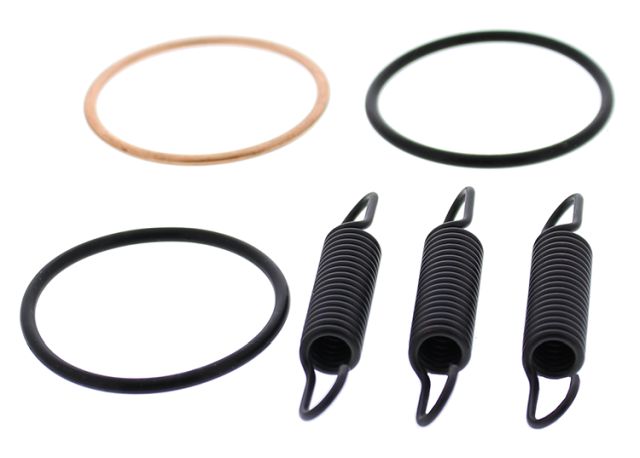 Exhaust manifold gasket Kawasaki KX 250 1987–1994, KX 500 1986–2004 (with springs and O‑rings)