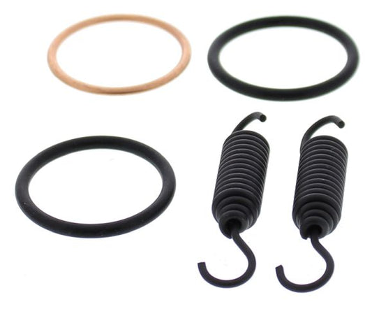 Exhaust manifold gasket Suzuki RM 100 2003 (with springs and O‑rings), Kawasaki KX 112 2022–2024, KX 100 2001–2021, KX 85 2001–2024