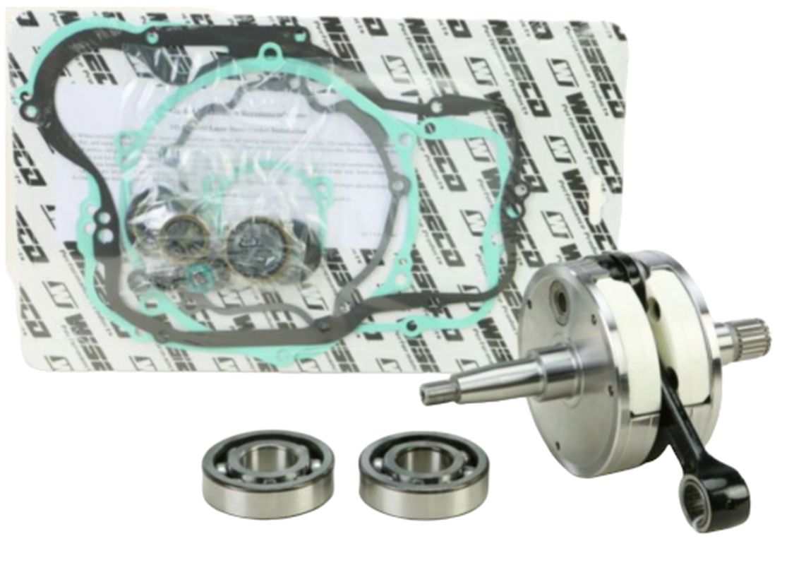 Crankshaft Kawasaki KX 250 2002–2004 (with bearings, seals and bottom‑end gasket set)