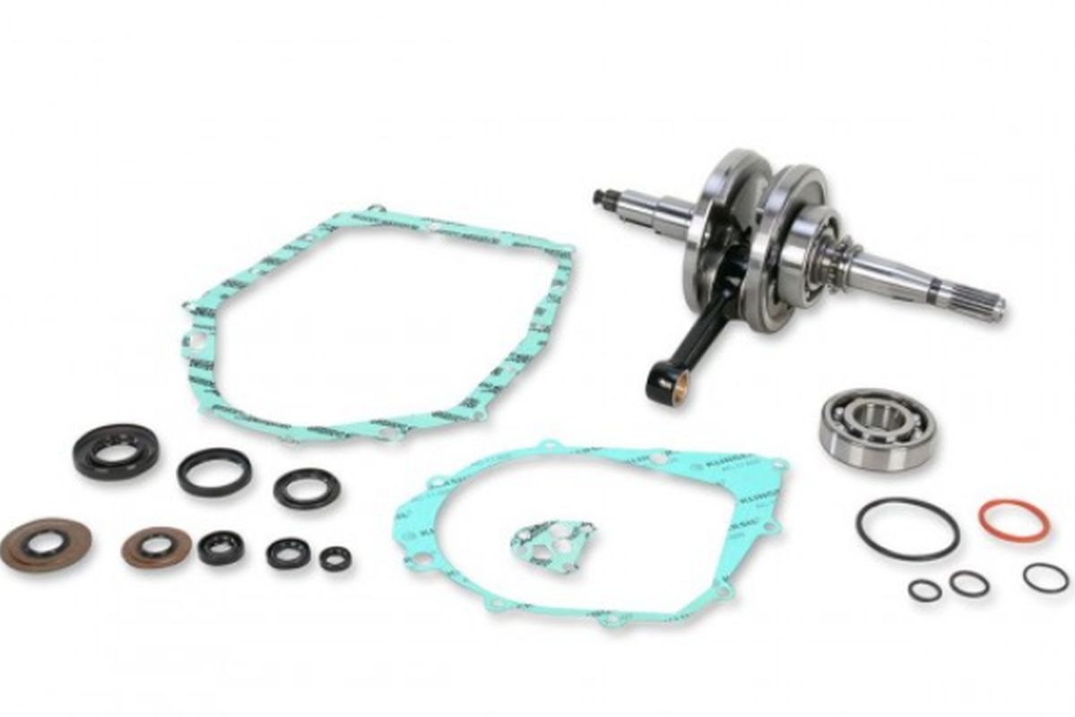 Crankshaft Yamaha YFM 350 Raptor/Warrior 1987–2012 (with bearings, seals and bottom‑end gasket set)