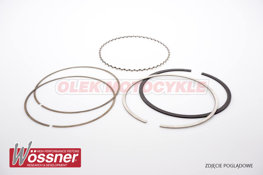 Piston rings (4‑stroke) 3 pcs (98.0×1.0×3.5, 98.0×1.2×4.0, 98.0×2.5×2.9)