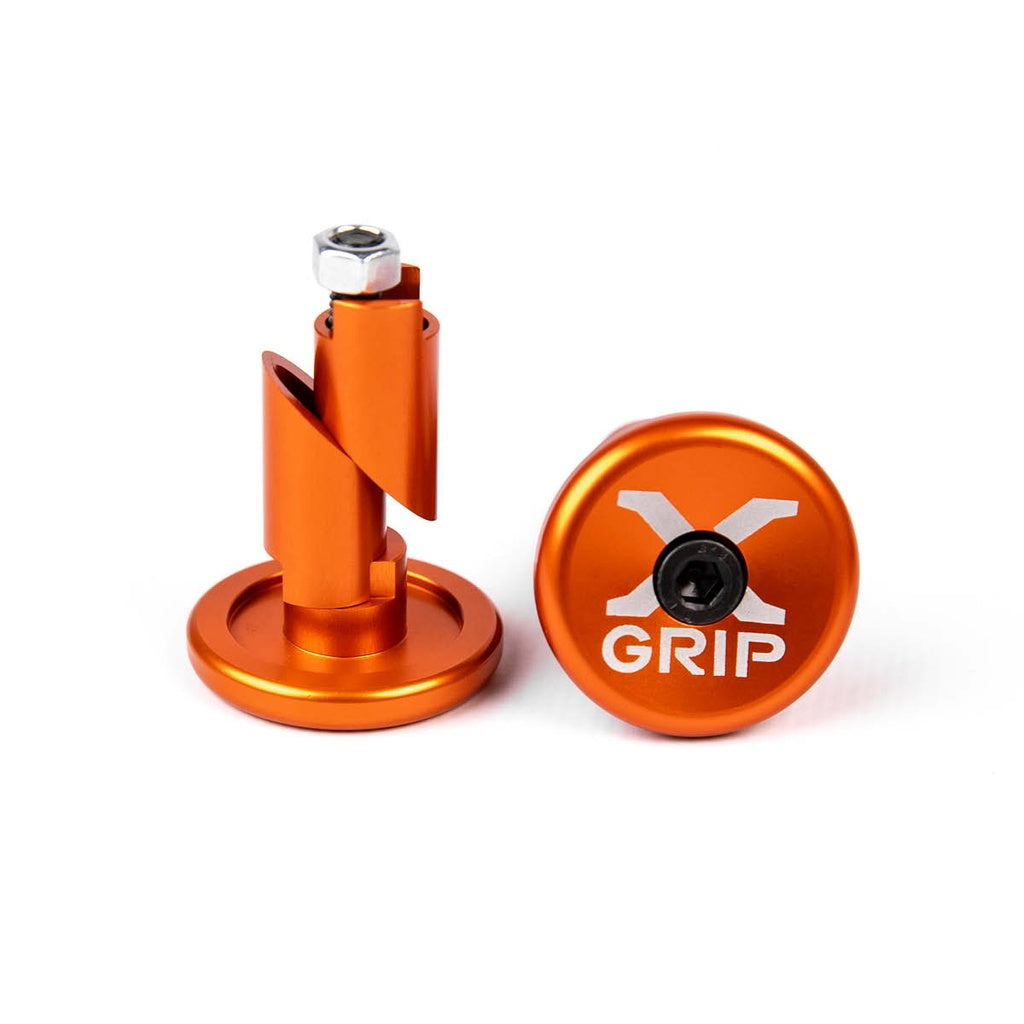 Bar ends for handlebar inner diameter 12–16.2 mm, orange
