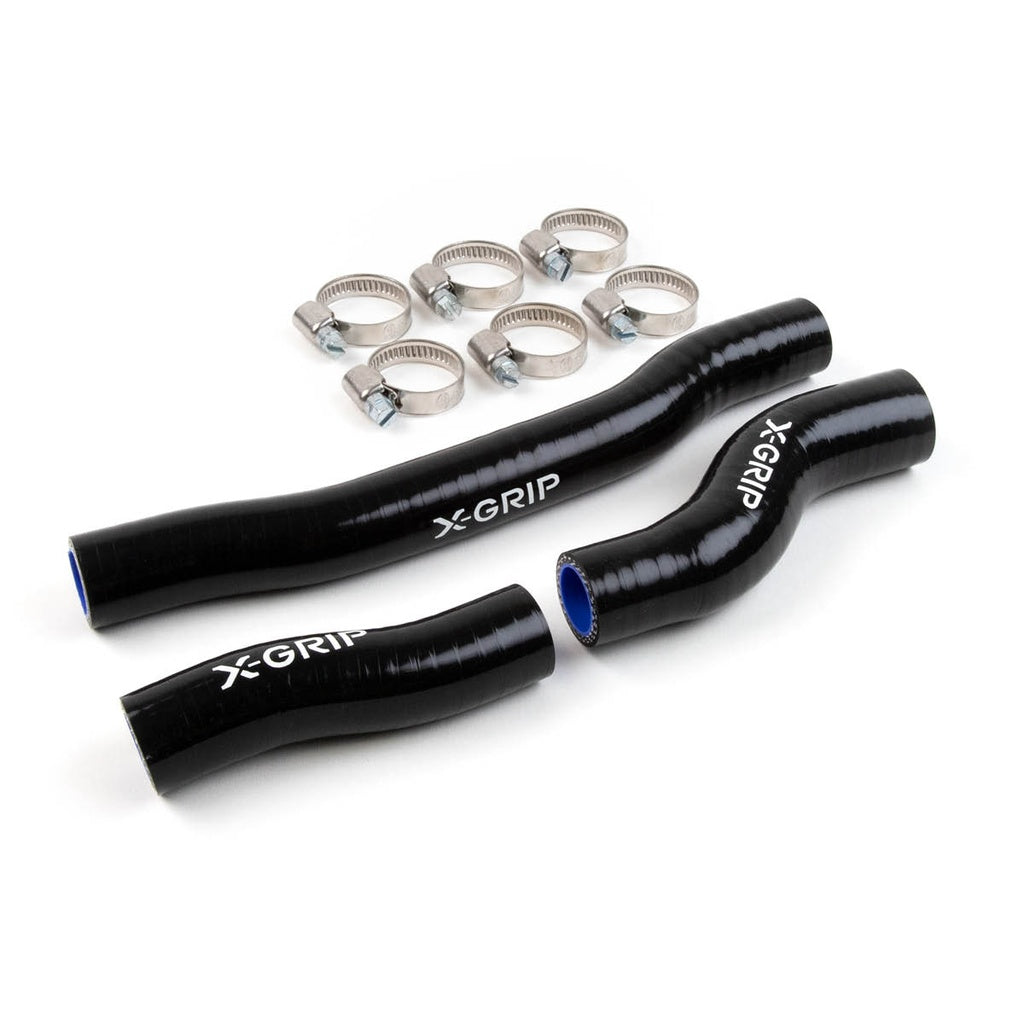 Silicone radiator hoses – KTM EXC 250/300 TPI 2020–2023, Husqvarna TE/TEi 250/300 TPI 2020–2023, GasGas EC 250/300 TPI 2020–2023, black