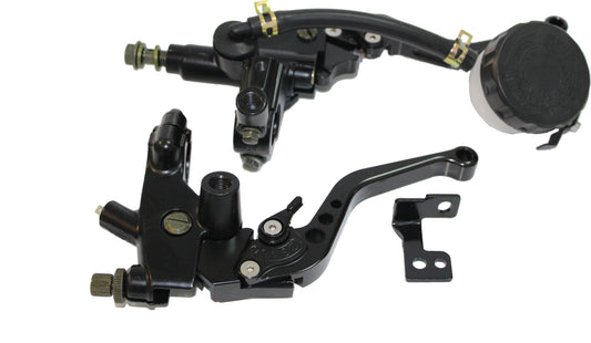 Clutch and brake levers with master cylinder black DHT000087