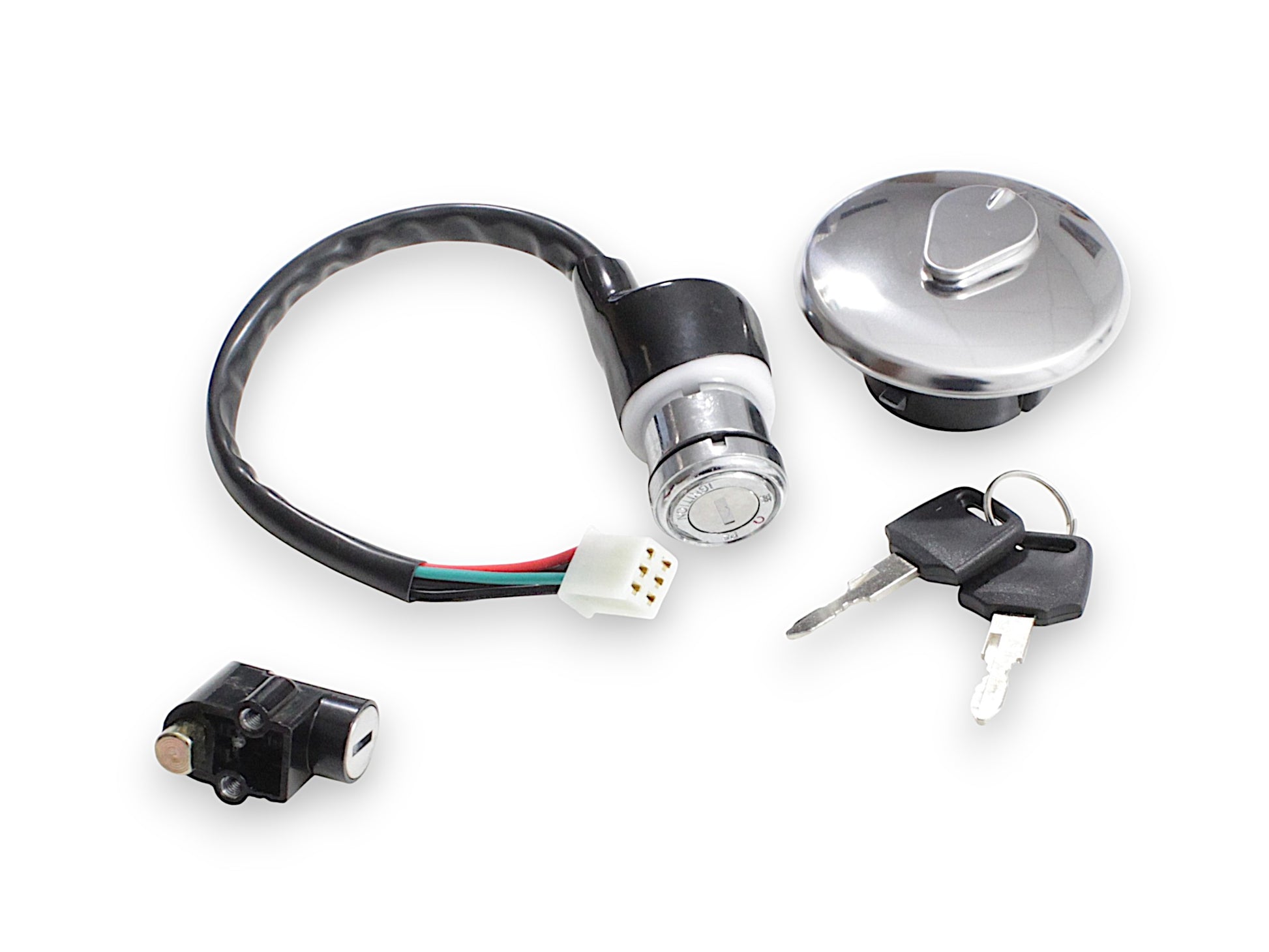 Lock set Suzuki GN 125 (ignition switch, fuel cap, seat lock) GN125000010