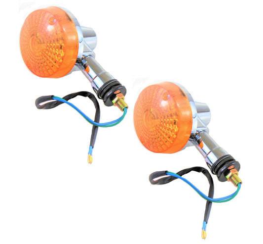 Front/rear turn signal Suzuki GN 125 (set of 2) chromed