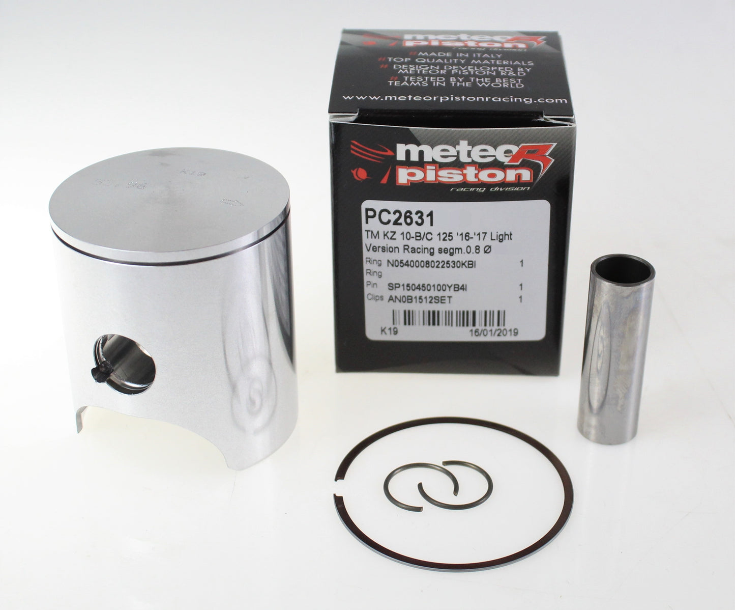 Racing piston karting TM KZ10 B-C 125 2016–2017 light (53.96)