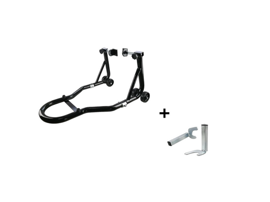 Motorcycle service stand,lift – rear swingarm,roller