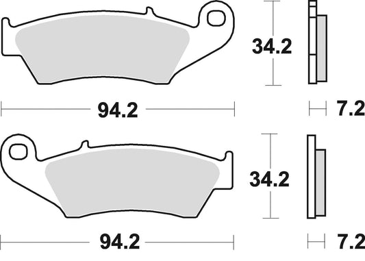 Brake pads sintered 772CM46 off-road racing