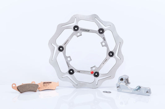 Set: Wave floating brake disc 270 mm with brake pads and adapter OKWL14
