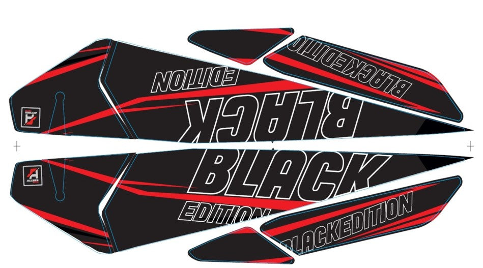 Graphic Sticker AMS 4.30 SX black, AMS 4.30 SX (Carburetor), genuine