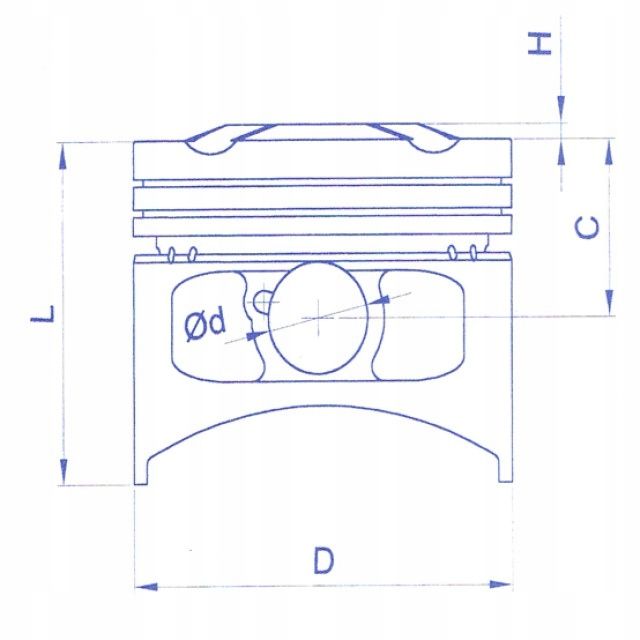 Piston Kymco Dink 200 -63