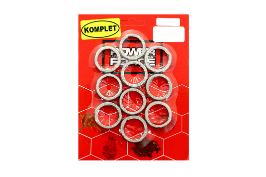 Exhaust muffler gasket 25×34×5 mm set of 10