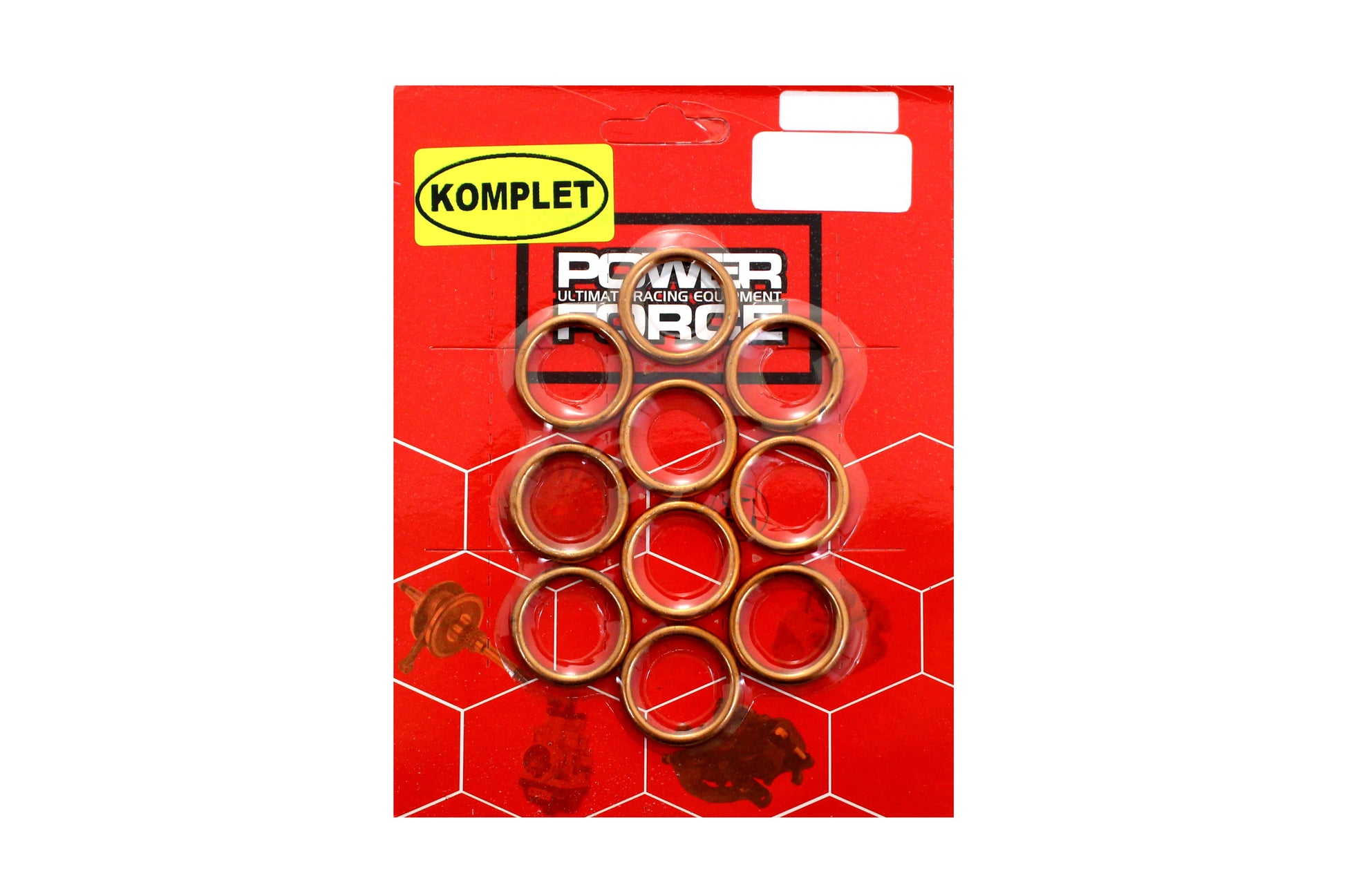 Exhaust muffler gaskets (bellows) 23,30,3.5 mm set of 10