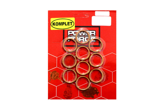 Exhaust muffler gaskets (bellows) 23,30,3.5 mm set of 10