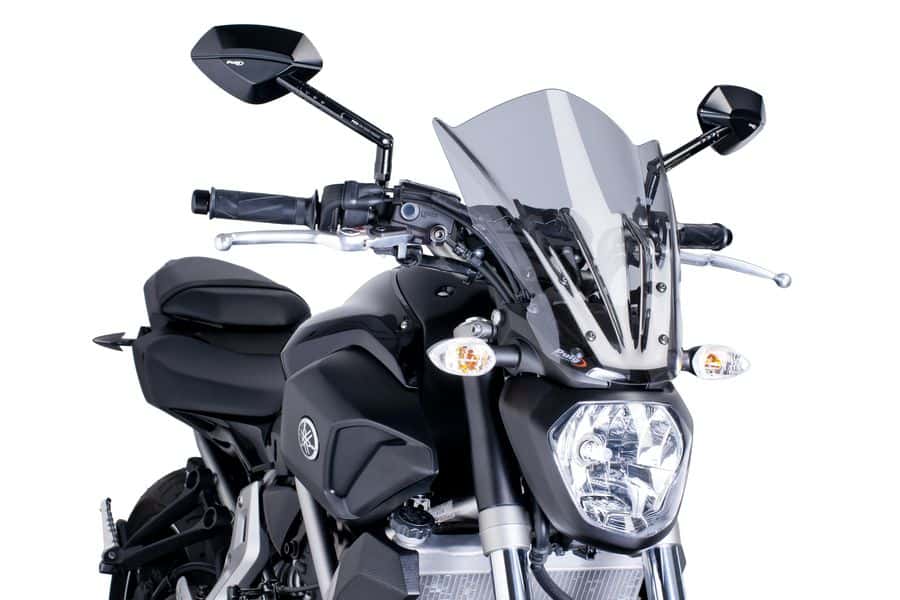 Windscreen for Yamaha MT-07 2014–2017 (Touring) light smoke