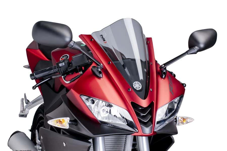 Sport screen for Yamaha R125 2008–2018 light smoke