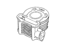 Cylinder Kymco AGILITY 50, FILLY 50, LIKE 50, SUPER 8 50, genuine