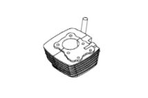 Cylinder Kymco QUANNON 125, QUANNON 125 NAKED, ZING II 125, genuine