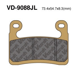 Brake pads VD-9088JL sintered metal