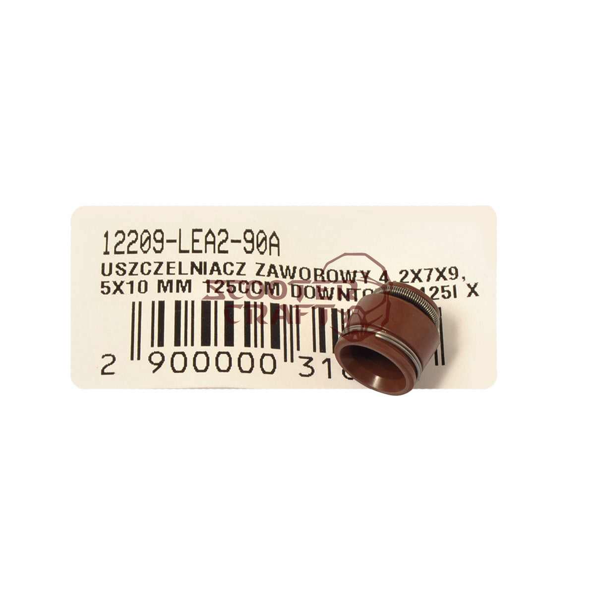 Valve stem seal 4.2x7x9.5x10 Kymco MyRoad 700, New Downtown 125i, genuine