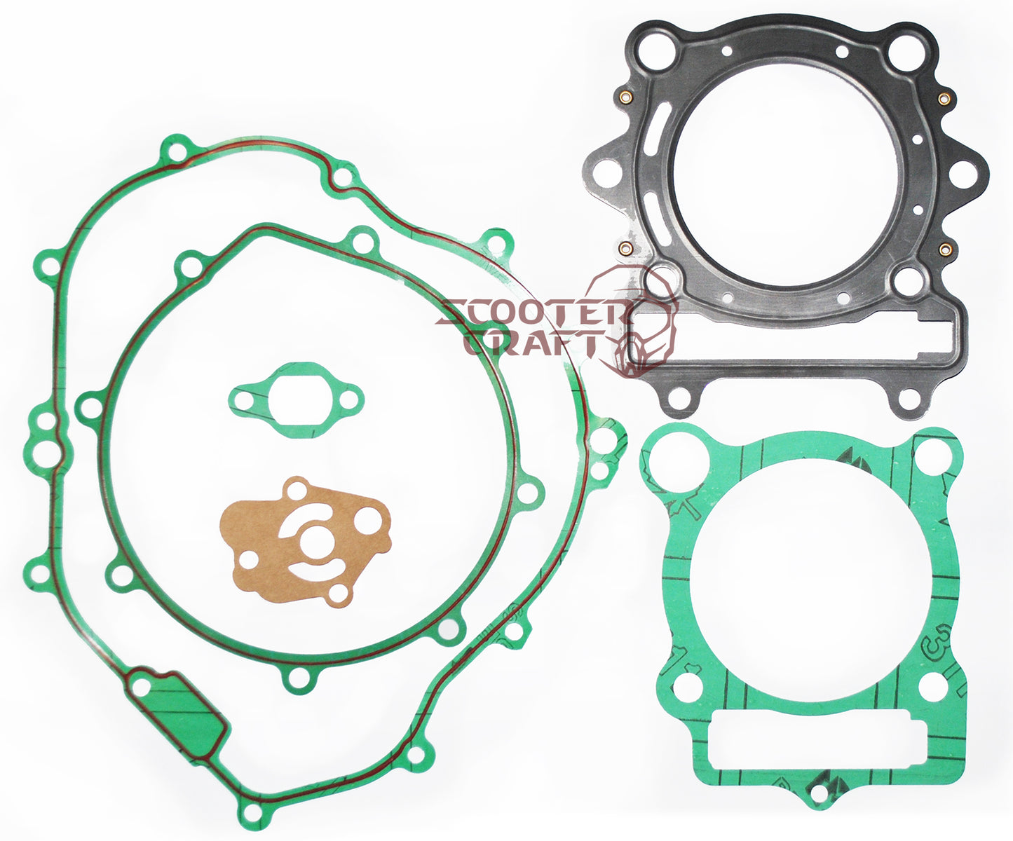 Engine gasket kit Hisun HS400, Forge 400 2015-Up, Tactic 400 2017-Up, Massimo MSU 400, Knight 400