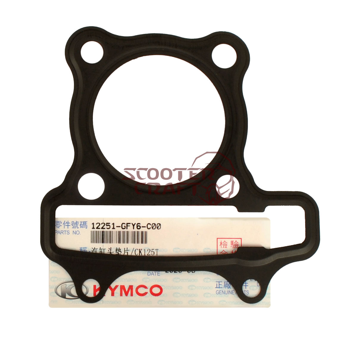 Cylinder head gasket Kymco Agility 125, Agility City 16+, Like 125, People 125, Super 8 125, genuine