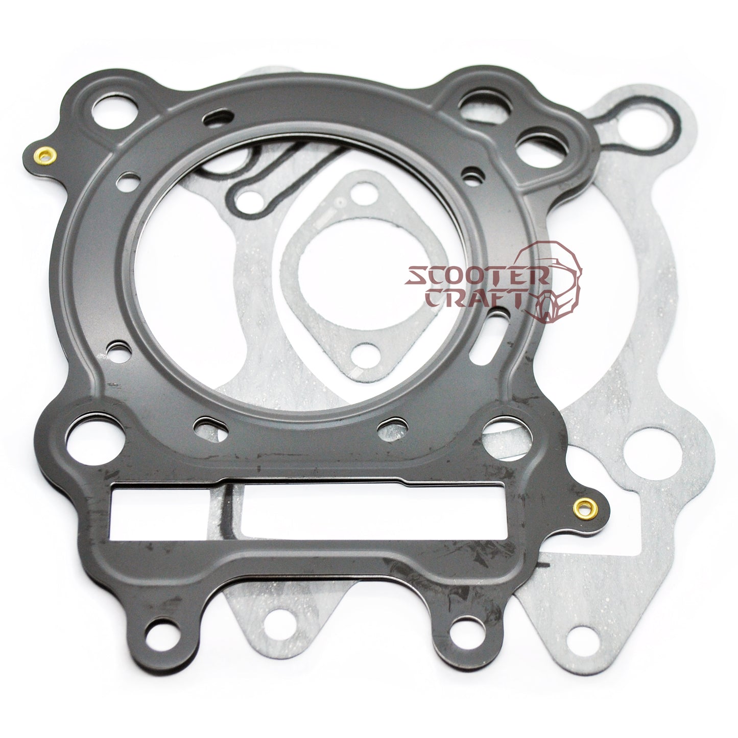 Cylinder (top end) gaskets SYM GTS 250, Joymax 250i, QuadLander 250, Wolf 250 EFI, genuine