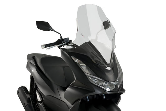 V-Tech screen for Honda PCX 125 2021–2023 (Touring) clear