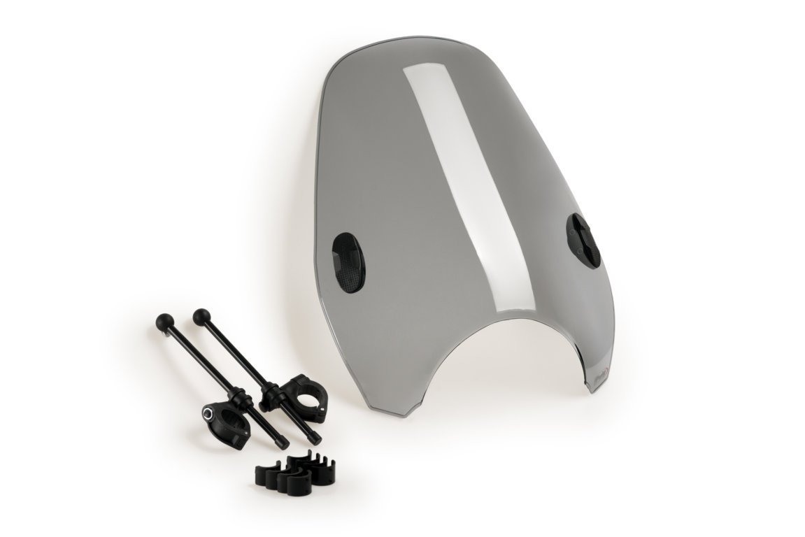 Universal Windscreen CUSTOM II light smoke