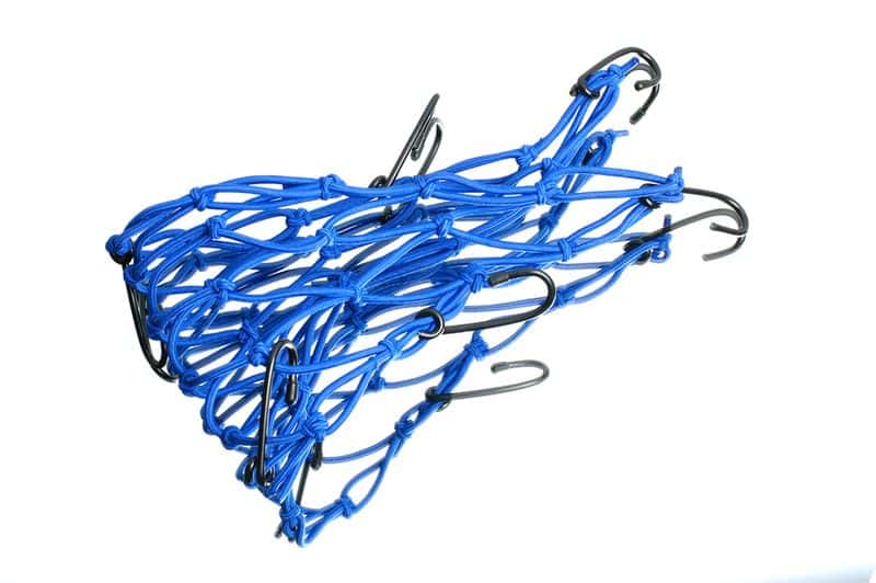 Elastic cargo net blue