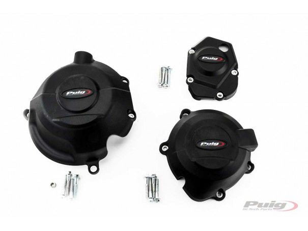 Engine cover guards for Kawasaki Z900 2017–2022 black