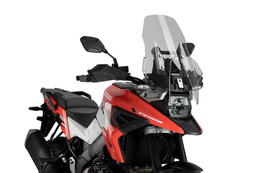 Touring screen for Suzuki DL1050 V-Strom 2020–2023 light smoke