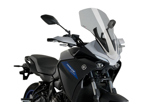Touring screen for Yamaha Tracer 700,GT 2020–2023 light smoke