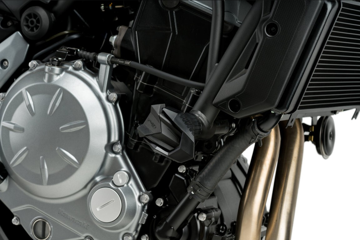 Spare parts – pair of rubber tips for R19 crash pads for Suzuki GSX-R750 2004–2005 black