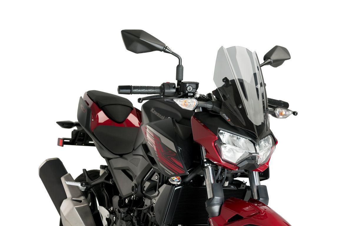 Windscreen for Kawasaki Z400 2019–2021 light smoke